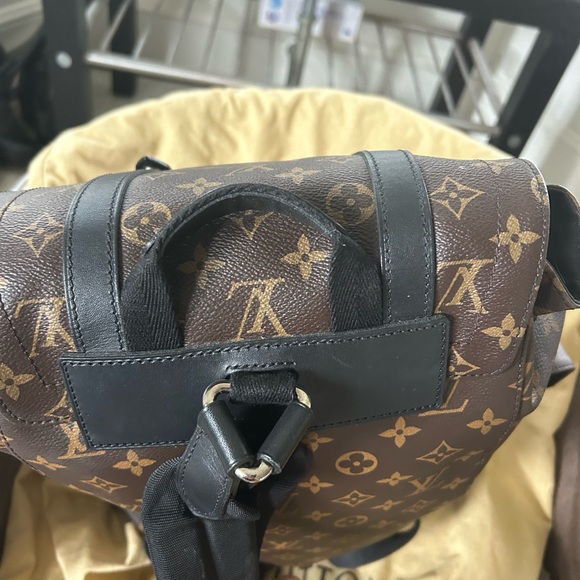 Louis Vuitton Brown Monogram Backpack with Black Accents - Picture 8 of 16